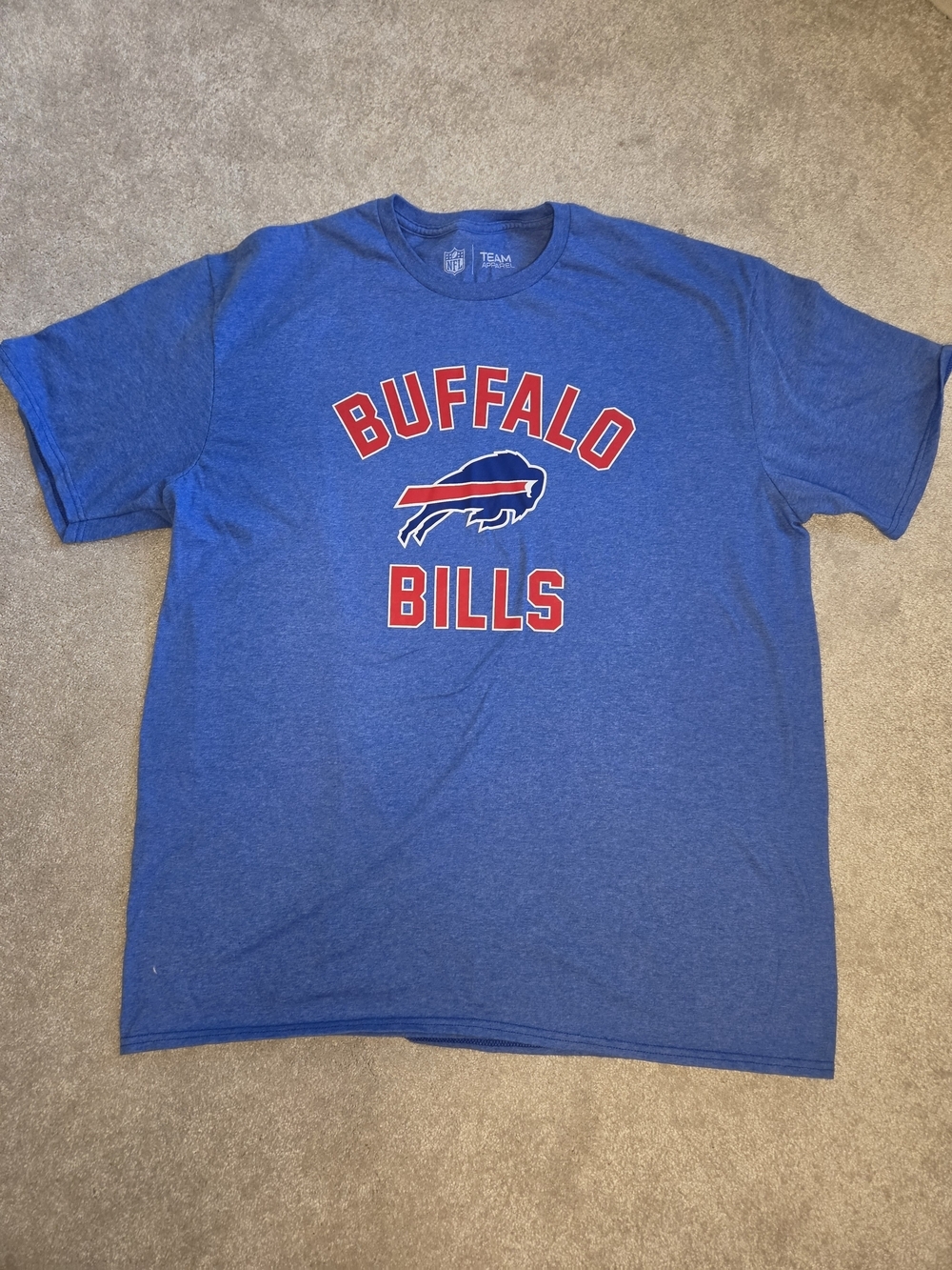 NFL Blue Graphic Team Apparel Tee, Size 2XL